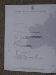 A-Team Corvette - Brief von Stephen J. Cannell